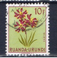 Ruanda Urundi+ 1953 Mi 150 Blume - Usados