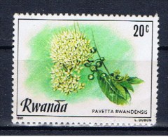 RWA+ Ruanda 1981 Mi 1093-94 Mh Mlh Blüten - Neufs