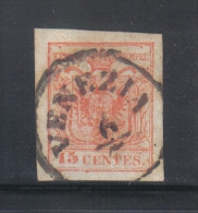 W1575 - LOMBARDO VENETO , Il 15 Cent Usato - Lombardo-Vénétie