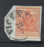 W1576 - LOMBARDO VENETO , Il 15 Cent Usato - Lombardo-Vénétie