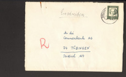 BRD Einschreibebrief Von Oberreichenbach Nur Mit Handschriftlichem R-Vermerk - R- & V- Labels