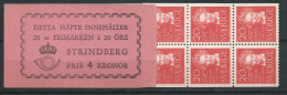 Suède 1949 Carnet C347 Neuf. Auguste Strindberg - 1904-50