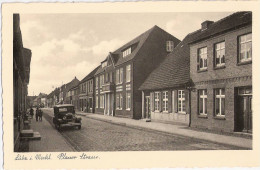 LÜBZ Mecklenburg Plauer Straße Belebt Oldtimer MI 3195 26.8.1927 TOP-Erhaltung - Lübz