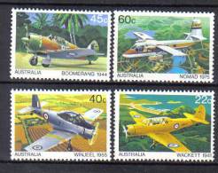 AUS725  - AUSTRALIA 1980, Serie N. 722/725  ***  Aviazione - Neufs