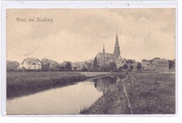 4294 ISSELBURG, Panorama, Gruss Aus...1908 - Borken