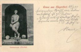 GRUSS AUS KLAGENFURT - Steinerner Fischer - Postmarked 1899 - Klagenfurt
