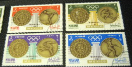 Manama 1968 Gold Medal Winner Of Olympic Games - Mexico City, Mexico X4 - Used - Manama