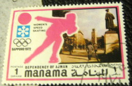 Manama 1971 Winter Olympic Games - Sapporo, Japan - Used - Manama