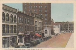 Trois-Rivières Three Rivers Québec Canada - Rue Notre-Dame Street - Cars Voitures 1940s - Stores - VG Condition - Trois-Rivières