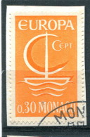 Monaco 1966 - YT 698 (o) Sur Fragment - Used Stamps