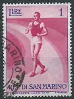 1954-55 SAN MARINO USATO SPORT CORSA 1 LIRA - ED789-2 - Gebraucht