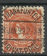 Deutsches Reich Privater Stadtpost 1899 Frankfurt O Gut Gestempelt - Private & Local Mails