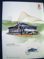 China 2007 FDC Big Card (A4 Size) - Olympics Stadium S.s. - Storia Postale