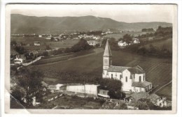 CPSM BEHOBIE (Pyrénées Atlantiques) - Eglise Et Vue Sur L´Espagne - Béhobie