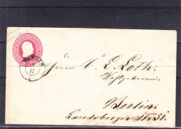 Allemagne - Prusse - Lettre Avec Oblitération Berlin - Postal  Stationery