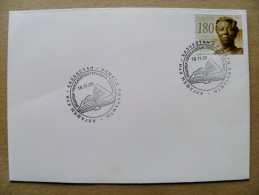 Fdc Special Cancel Cover From Kazakhstan 2009 Book Poet Tajibaev - Kazachstan