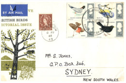 (106) UK FDC Cover Posted To Australia (set Of 3) - Lettres & Documents