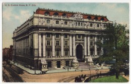 New York City US Custom House Building C1900s-10s Vintage Postcard NYC NY Early - Otros Monumentos Y Edificios