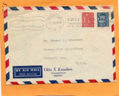 Norway 1969 Cover Mailed To USA - Brieven En Documenten