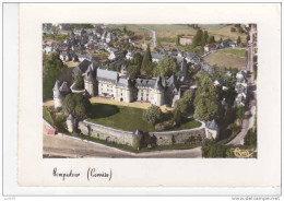 POMPADOUR -  Le Château  - N°  100 26  A  - Vue Bordée Blanc . - Arnac Pompadour