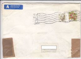 STAMPS ON COVER, NICE FRANKING, KING, BERRIES, 1997, NORWAY - Cartas & Documentos