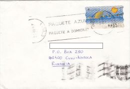 STAMPS ON COVER, NICE FRANKING, SEA, 1997, SPAIN - Covers & Documents
