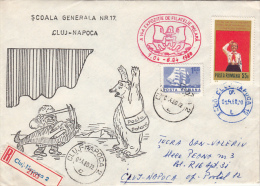 POLAR PHILATELIC EXHIBITION, SPECIAL COVER, 1980, ROMANIA - Eventos Y Conmemoraciones