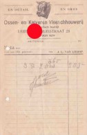 AMSTERDAM 1910 OSSEN EN KALVEREN VLEESCHHOUWERIJ Met Electrisch Bedrijf  J.L. VAN LIEROP - Paesi Bassi