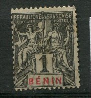 Benin Ob N° 33 - 1c Noir S. Azuré . - Altri & Non Classificati