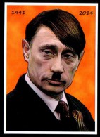 Ukraine 2014 Postcard Russian-Ukrainian War, Adolf Putin, SC  New !!! - Ukraine