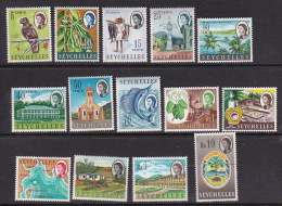 Seychelles 1962 Queen Elizabeth II Definitives MNH - Seychellen (1976-...)