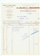 FABRIQUE DE MOBILIER SCOLAIRE ET DE BUREAU  A. LALLOZ & L. MENASSEYRE à LUXEUIL LES BAINS (H SAONE) 1957 - 1950 - ...