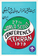 Iran 1979 The 27th  World Scout Conference Mint Postcard - Iran