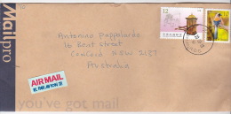 Taiwan 2009 Cover Sent To Australia - Used Stamps