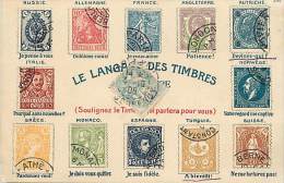 Ref B104- Le Langage Des Timbres - Theme Langages  -carte Bon Etat - - Timbres (représentations)