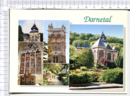 DARNETAL  -  5 Vues  :  La Tour De Carville - L Eglise De Longpaon -  Le Robec - Darnétal