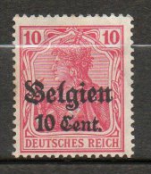 BELGIQUE (Occupatio) 10c S 10p Rouge 1916-18 N°14 - Army: German