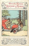 Ref B57- Illustrateur Benjamin Rabier -l Automobile Et L Ours - Le Chauffeur - Biscuits Nantais -nantes-carte Bon Etat - - Rabier, B.