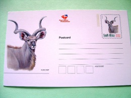 South Africa 1997 Unused Pre Paid Postcard - Antilope Gazelle Kudu - Lettres & Documents