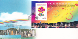 Hong Kong 1997 Special Admin Istrative Region Souvenir Sheet FDC - FDC