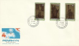 Penrhyn 1986 Statue Of Liberty FDC - Penrhyn