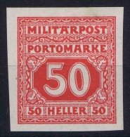 Österreichisch- Bosnien Und Herzegowina Mi. Porto 24  U MH/* - Portomarken