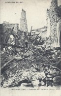 PICARDIE - 60 - OISE - LASSIGNY - 1917 - Retraite Allemande - Intérieur De L'église En Ruines - Lassigny