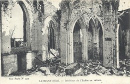 PICARDIE - 60 - OISE - LASSIGNY - 1917 Intérieur église En Ruines - Lassigny