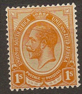 SOUTH AFRICA 1913 1/- KGV SG 12 HM #CM144 - Nuovi