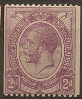 SOUTH AFRICA 1913 2d KGV Coil SG 21 HM #CM125 - Neufs