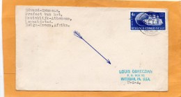 Congo Old Cover Mailed To USA - Brieven En Documenten