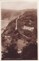 RP Sepia Postcard Countisbury Hill Lynmouth Devon Valentine's Real Photo - Lynmouth & Lynton