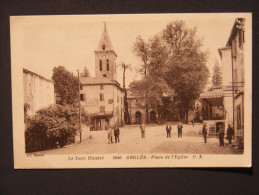 CPA Anglès (81) - Place De L'église - Angles