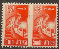 SOUTH AFRICA 1942 6d Pair SG 102 HM #CM433 - Ongebruikt